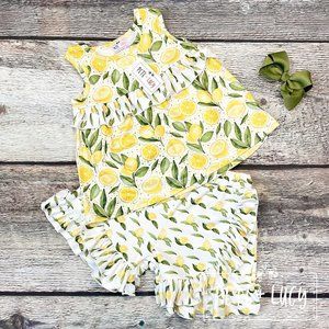 Mellow Lemon Short Set
